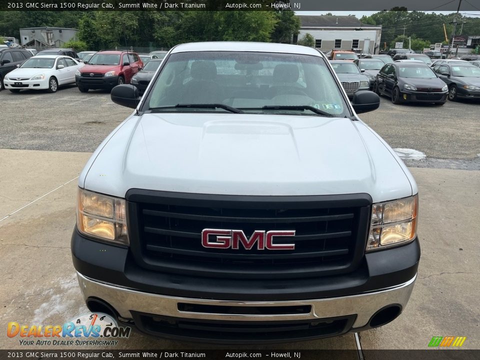 2013 GMC Sierra 1500 Regular Cab Summit White / Dark Titanium Photo #14