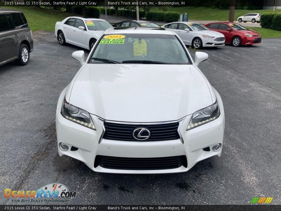 2015 Lexus GS 350 Sedan Starfire Pearl / Light Gray Photo #8