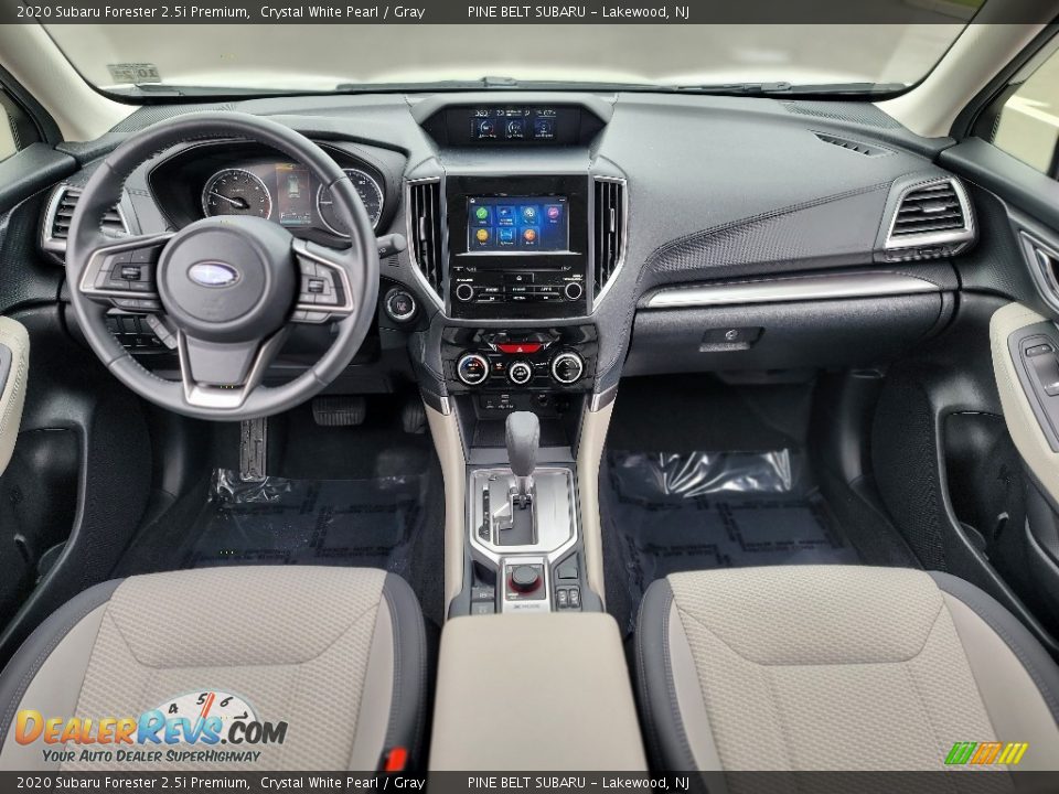 2020 Subaru Forester 2.5i Premium Crystal White Pearl / Gray Photo #6
