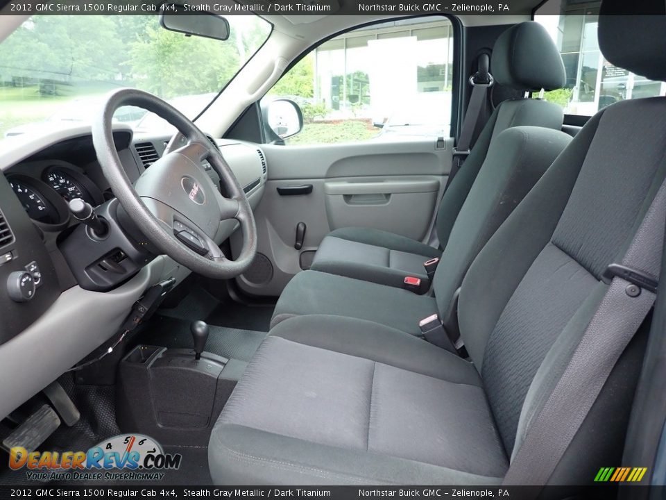 2012 GMC Sierra 1500 Regular Cab 4x4 Stealth Gray Metallic / Dark Titanium Photo #20