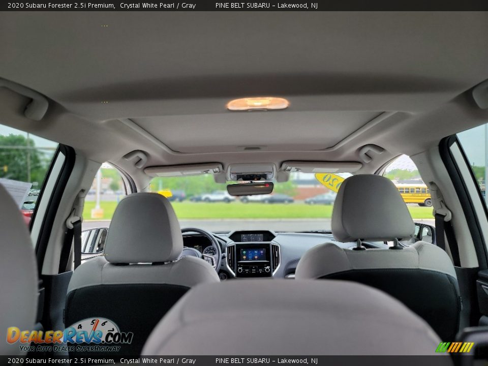 2020 Subaru Forester 2.5i Premium Crystal White Pearl / Gray Photo #9