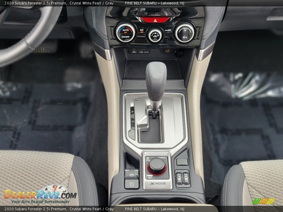 2020 Subaru Forester 2.5i Premium Crystal White Pearl / Gray Photo #10