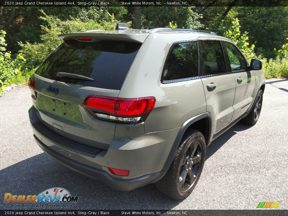 2020 Jeep Grand Cherokee Upland 4x4 Sting-Gray / Black Photo #7