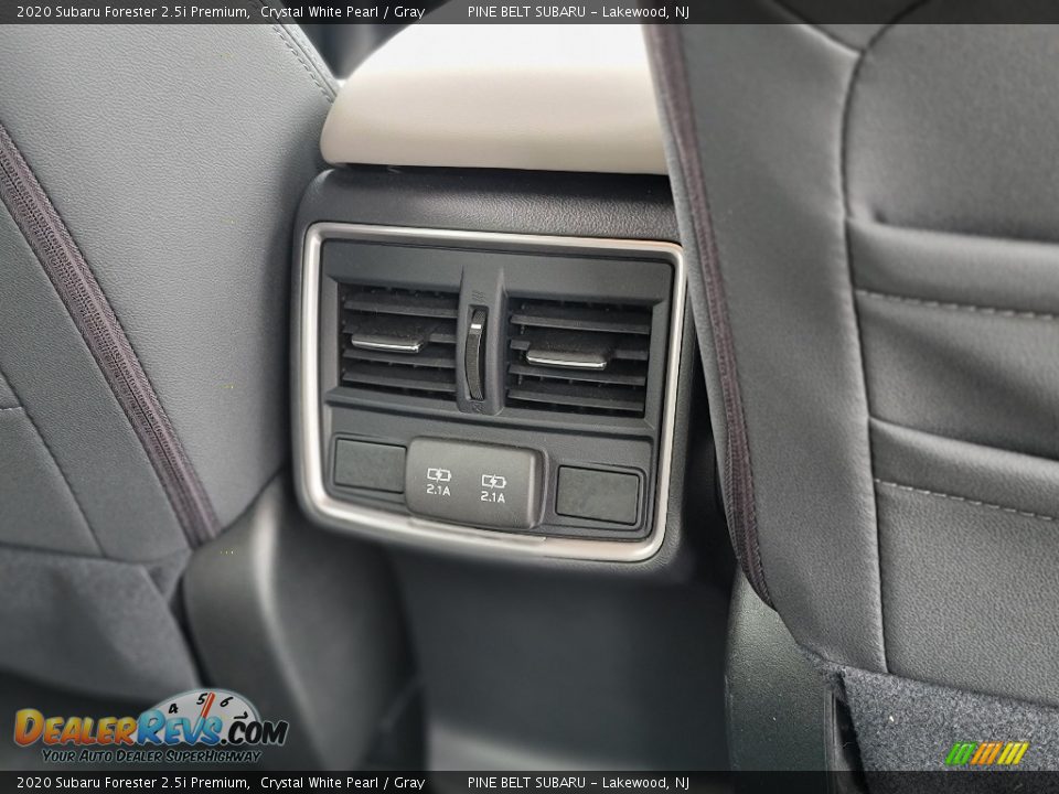 2020 Subaru Forester 2.5i Premium Crystal White Pearl / Gray Photo #13
