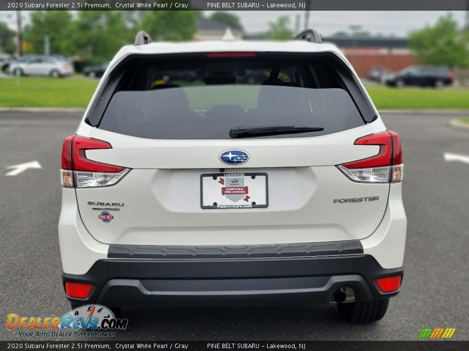 2020 Subaru Forester 2.5i Premium Crystal White Pearl / Gray Photo #19