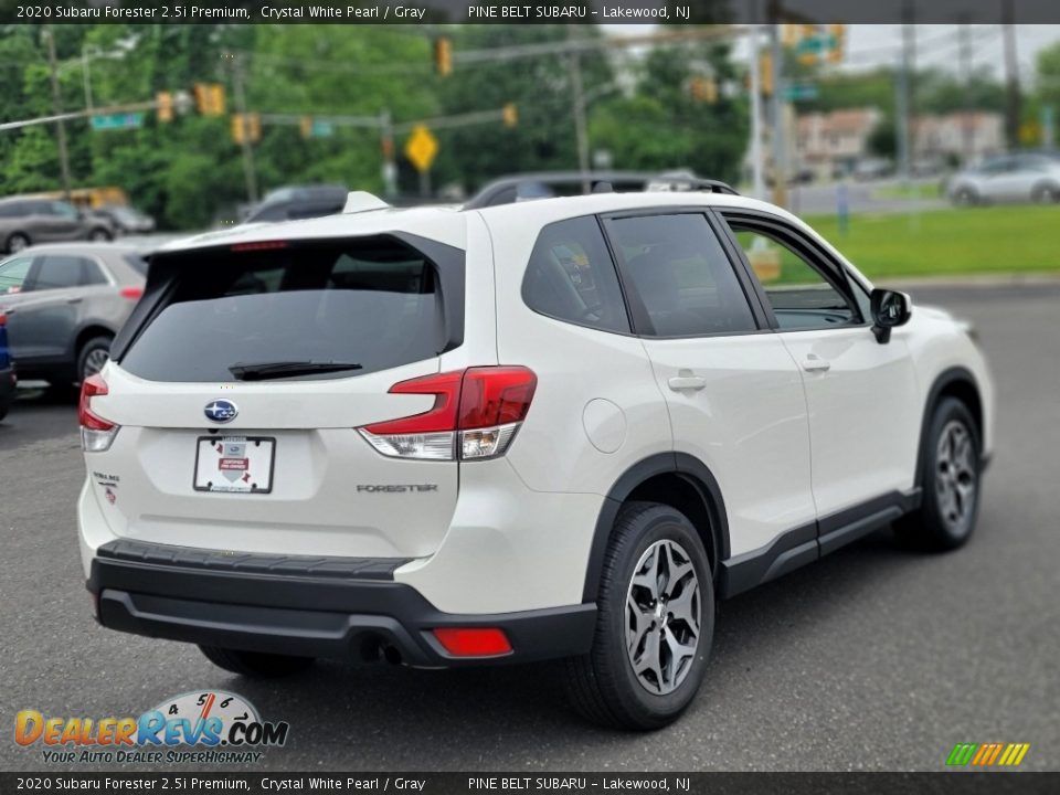 2020 Subaru Forester 2.5i Premium Crystal White Pearl / Gray Photo #20