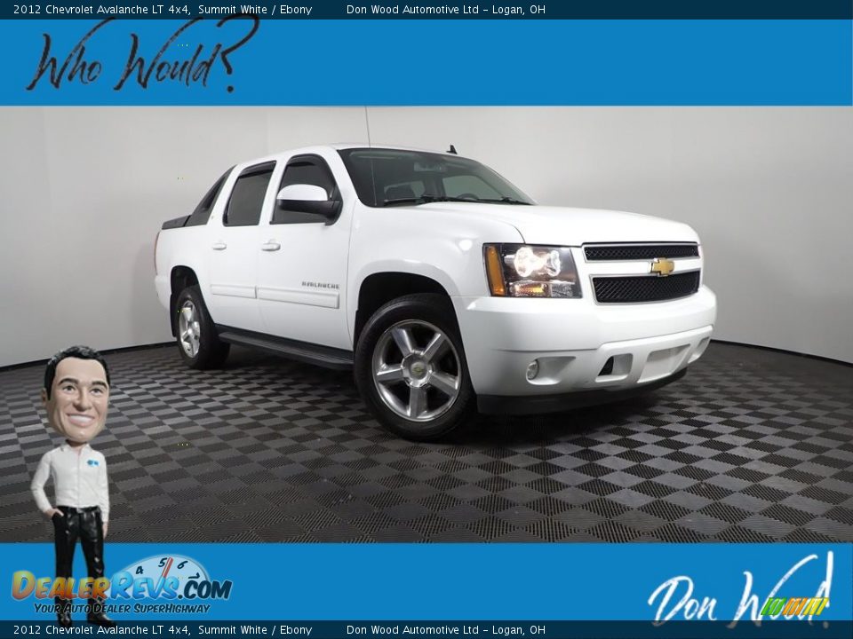 2012 Chevrolet Avalanche LT 4x4 Summit White / Ebony Photo #1