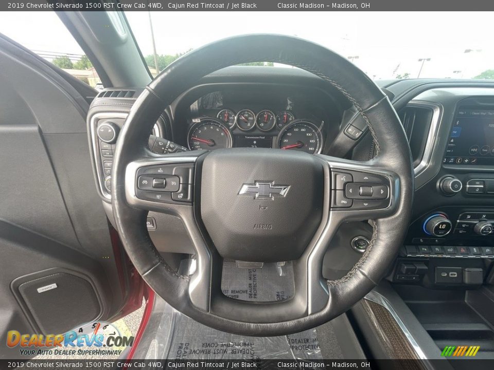 2019 Chevrolet Silverado 1500 RST Crew Cab 4WD Cajun Red Tintcoat / Jet Black Photo #9