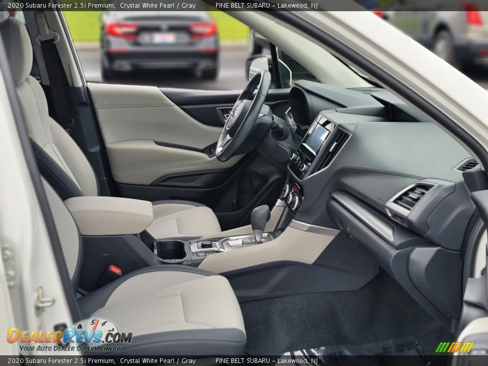 2020 Subaru Forester 2.5i Premium Crystal White Pearl / Gray Photo #25
