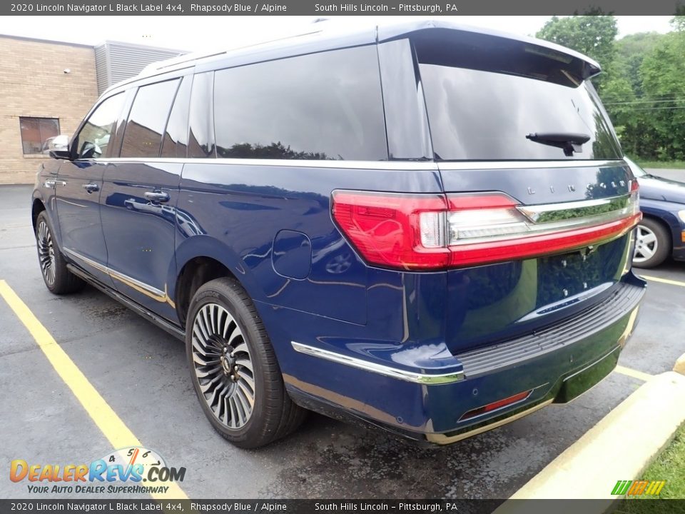 2020 Lincoln Navigator L Black Label 4x4 Rhapsody Blue / Alpine Photo #2