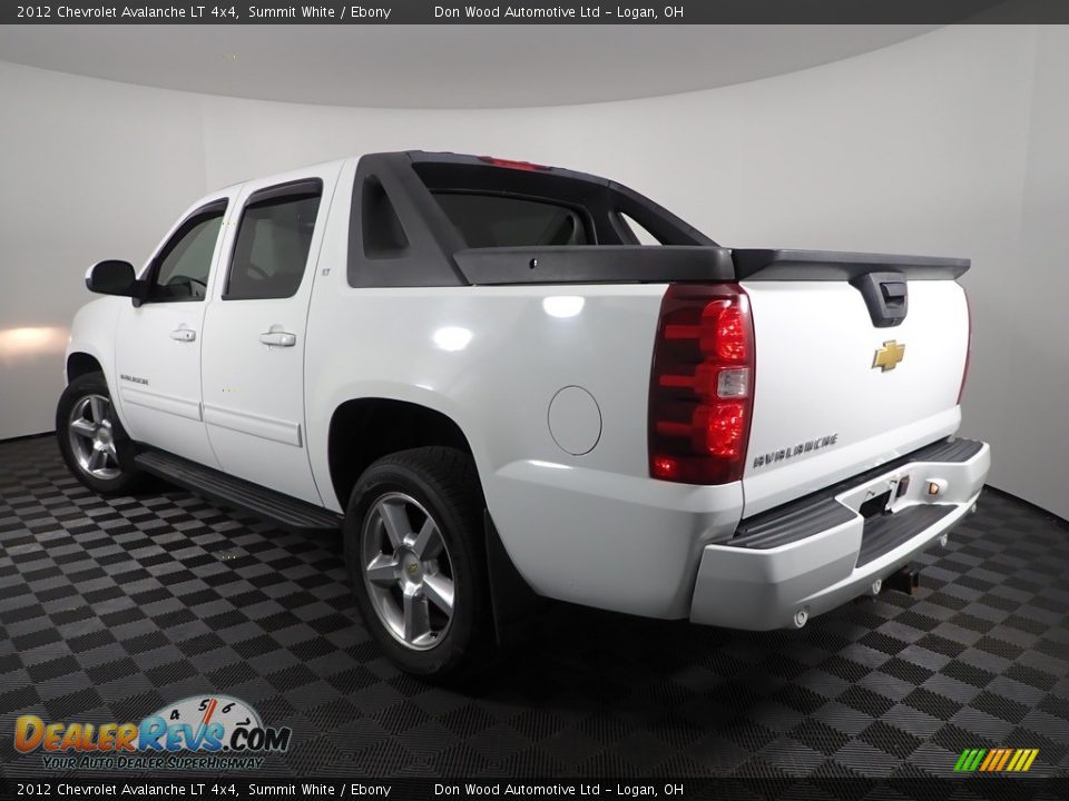2012 Chevrolet Avalanche LT 4x4 Summit White / Ebony Photo #7