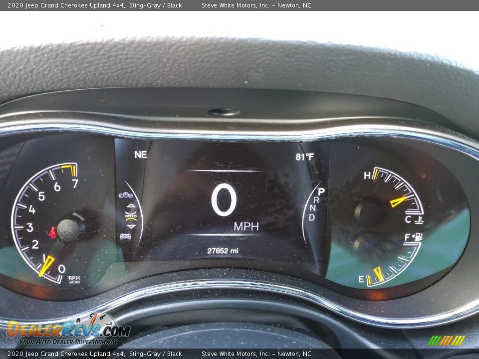 2020 Jeep Grand Cherokee Upland 4x4 Gauges Photo #22