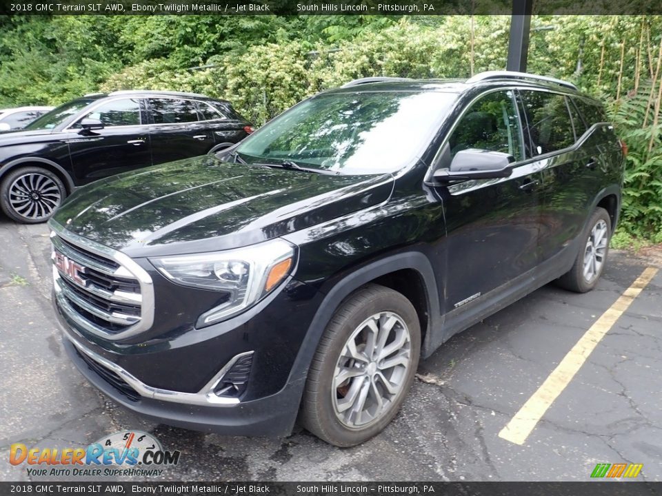 2018 GMC Terrain SLT AWD Ebony Twilight Metallic / ­Jet Black Photo #1