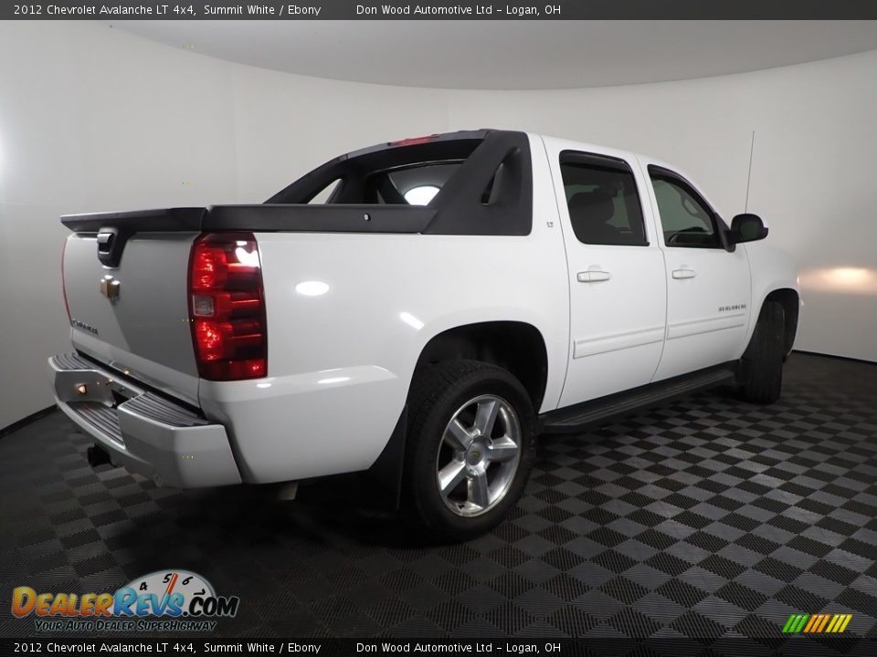 2012 Chevrolet Avalanche LT 4x4 Summit White / Ebony Photo #10