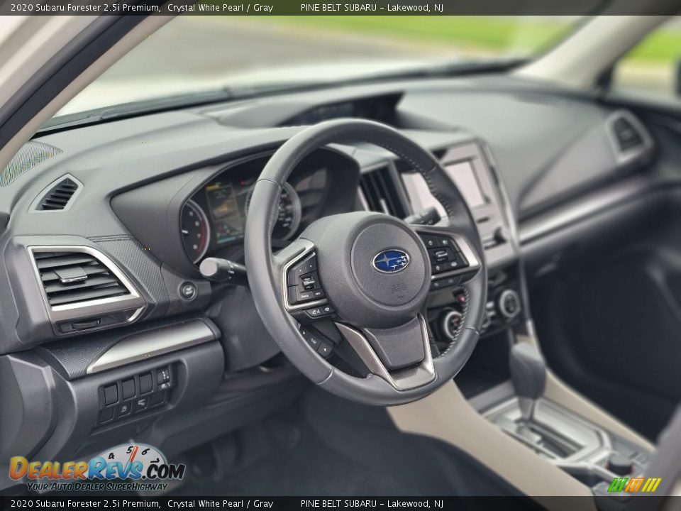 2020 Subaru Forester 2.5i Premium Crystal White Pearl / Gray Photo #34