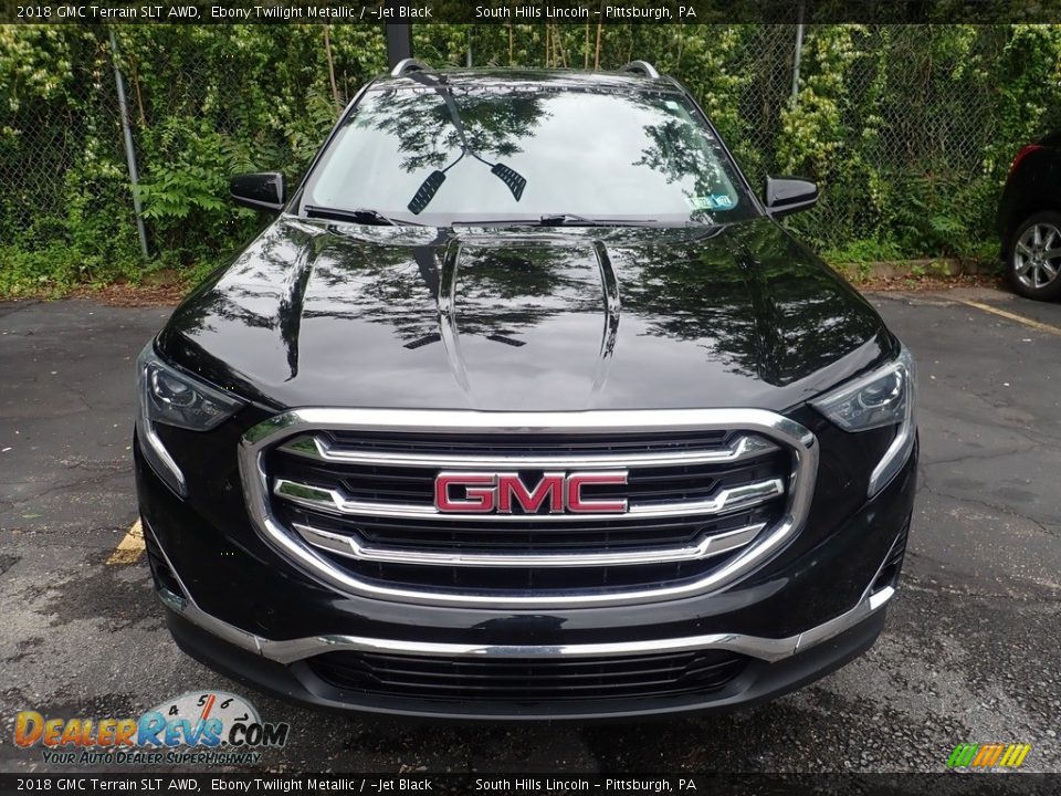 2018 GMC Terrain SLT AWD Ebony Twilight Metallic / ­Jet Black Photo #3