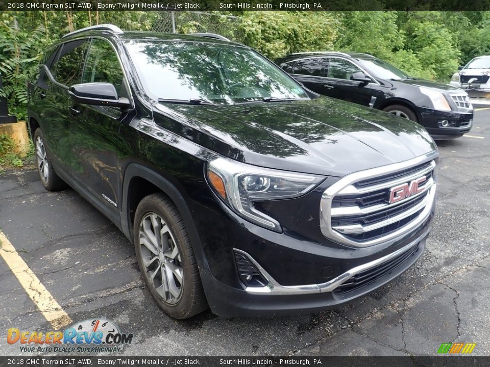 2018 GMC Terrain SLT AWD Ebony Twilight Metallic / ­Jet Black Photo #4