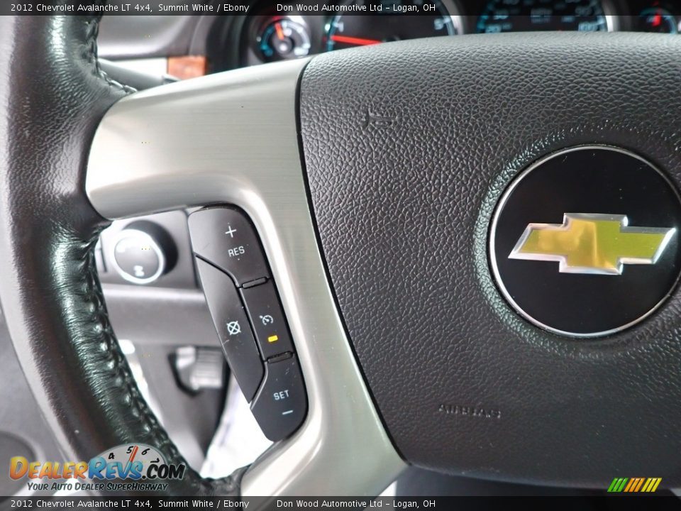 2012 Chevrolet Avalanche LT 4x4 Summit White / Ebony Photo #16