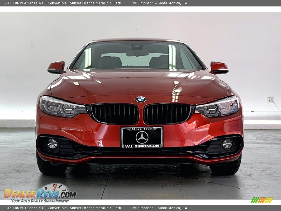 2020 BMW 4 Series 430i Convertible Sunset Orange Metallic / Black Photo #2