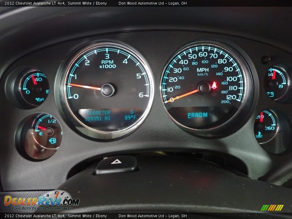 2012 Chevrolet Avalanche LT 4x4 Summit White / Ebony Photo #18