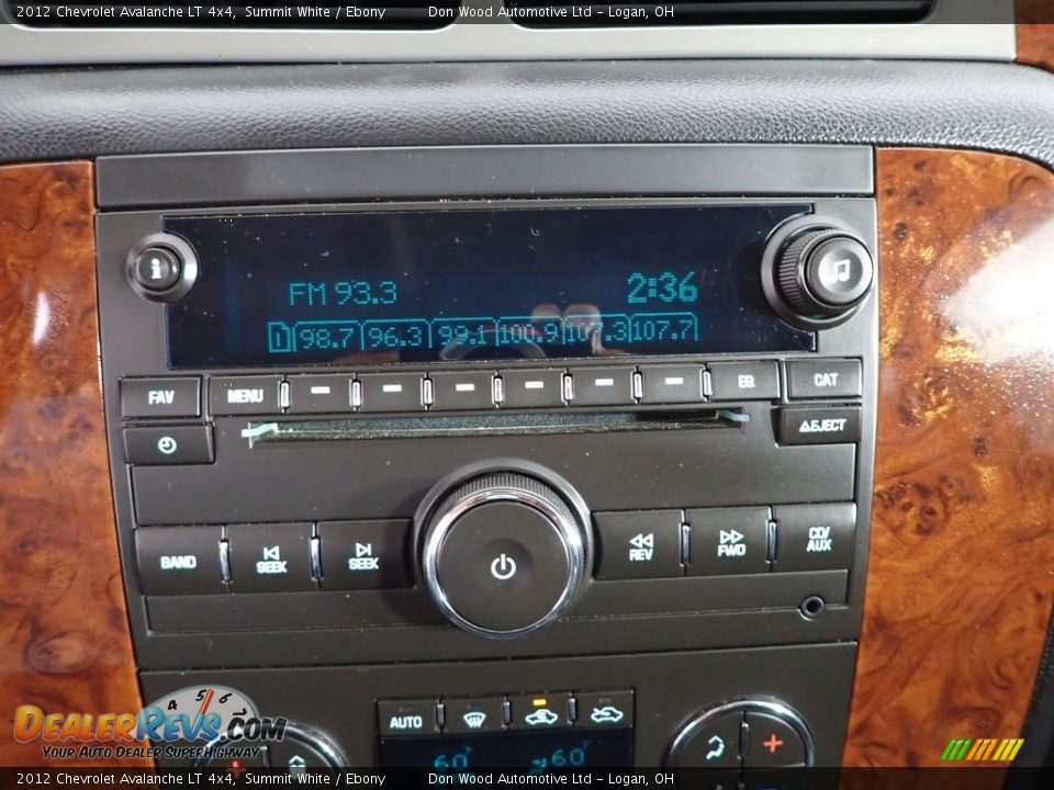 2012 Chevrolet Avalanche LT 4x4 Summit White / Ebony Photo #19