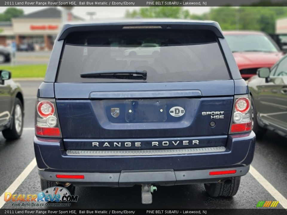 2011 Land Rover Range Rover Sport HSE Bali Blue Metallic / Ebony/Ebony Photo #4