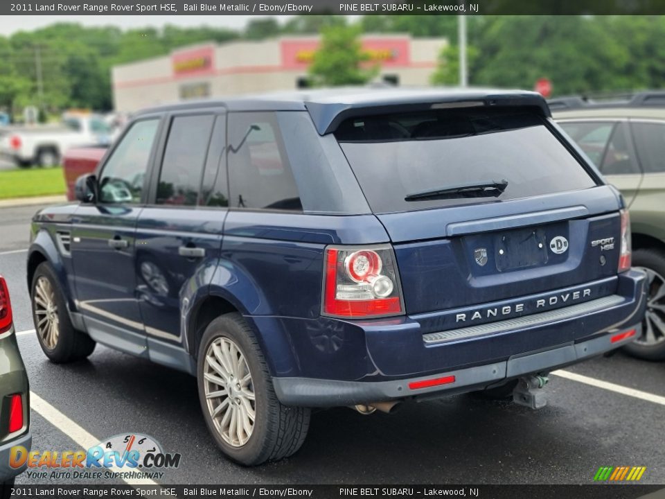 2011 Land Rover Range Rover Sport HSE Bali Blue Metallic / Ebony/Ebony Photo #5