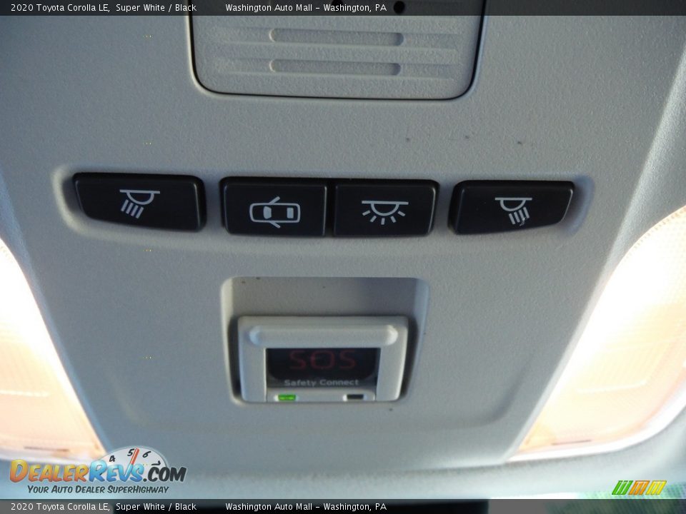 2020 Toyota Corolla LE Super White / Black Photo #7
