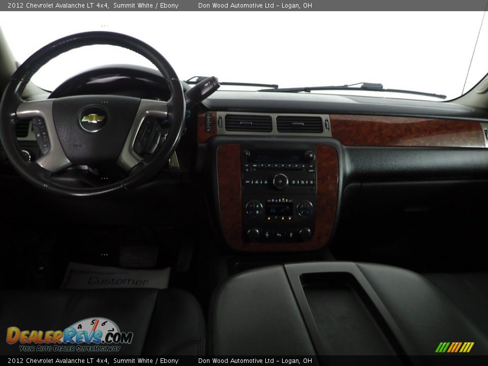 2012 Chevrolet Avalanche LT 4x4 Summit White / Ebony Photo #27