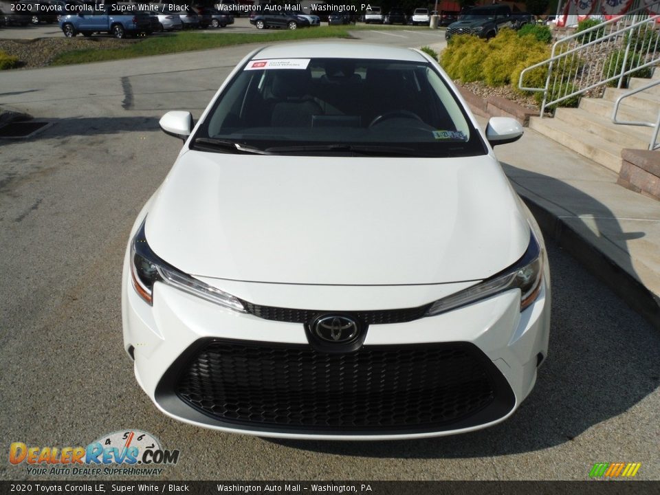 2020 Toyota Corolla LE Super White / Black Photo #11