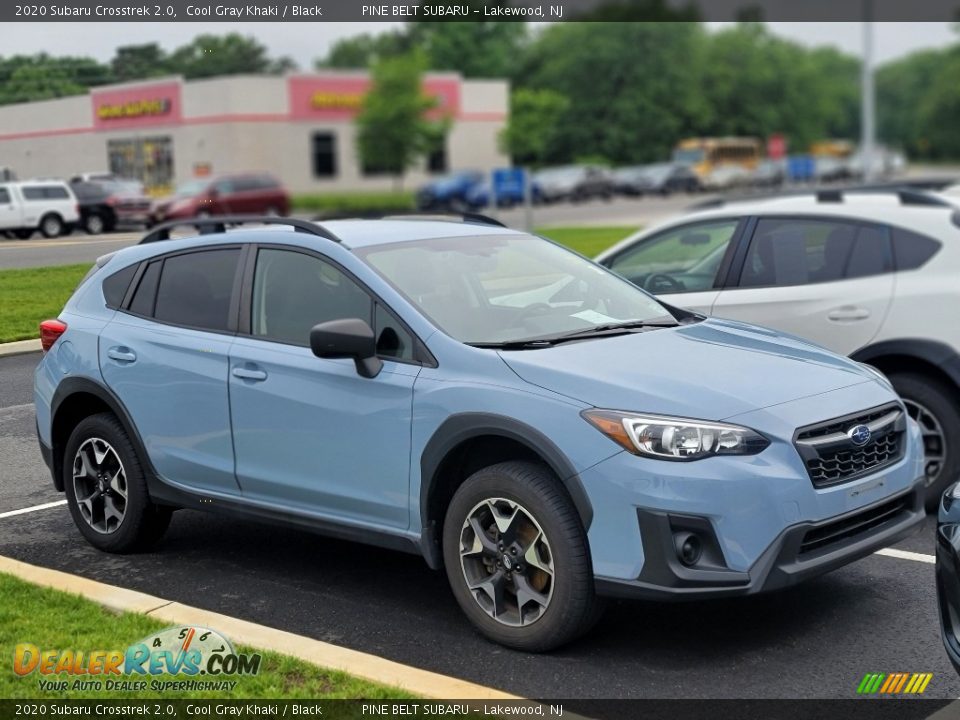 2020 Subaru Crosstrek 2.0 Cool Gray Khaki / Black Photo #2