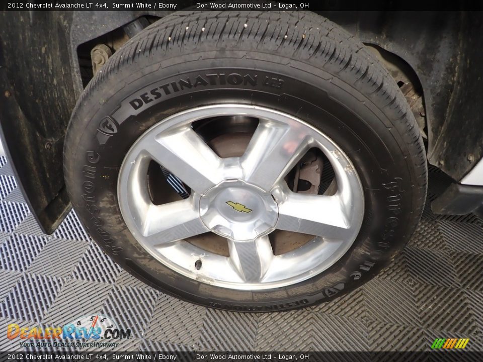 2012 Chevrolet Avalanche LT 4x4 Summit White / Ebony Photo #33