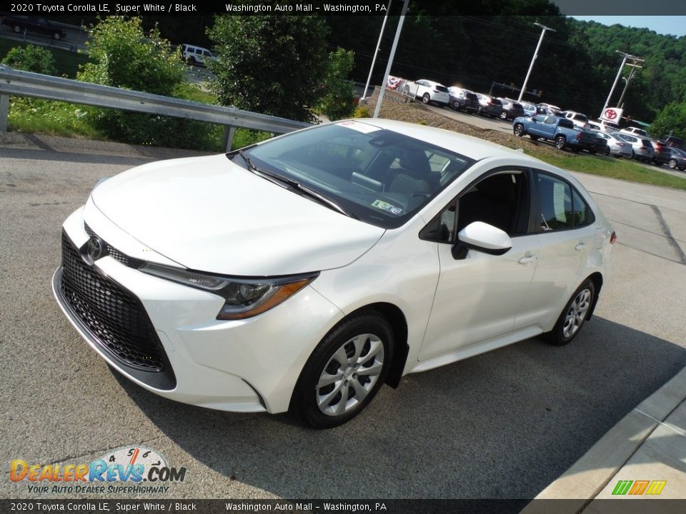 2020 Toyota Corolla LE Super White / Black Photo #13