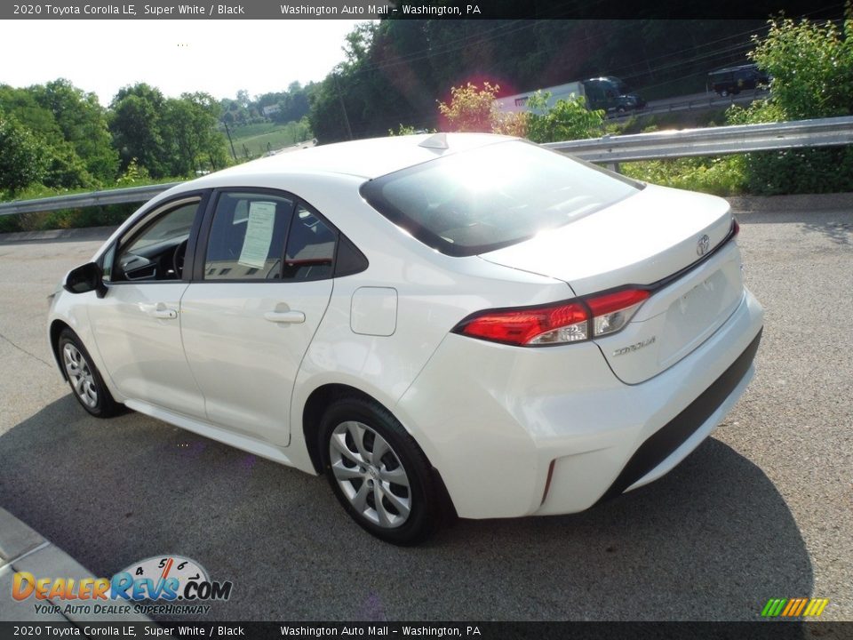 2020 Toyota Corolla LE Super White / Black Photo #15