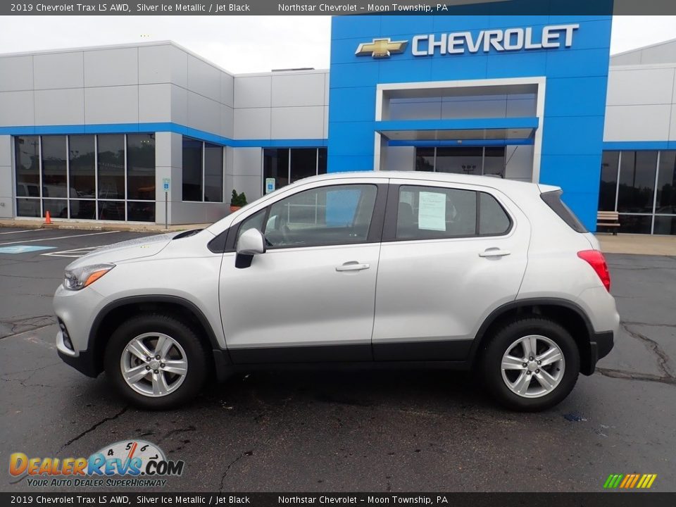 2019 Chevrolet Trax LS AWD Silver Ice Metallic / Jet Black Photo #3