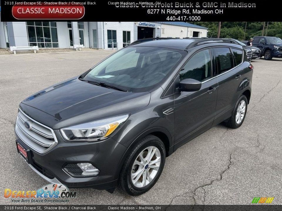 2018 Ford Escape SE Shadow Black / Charcoal Black Photo #1