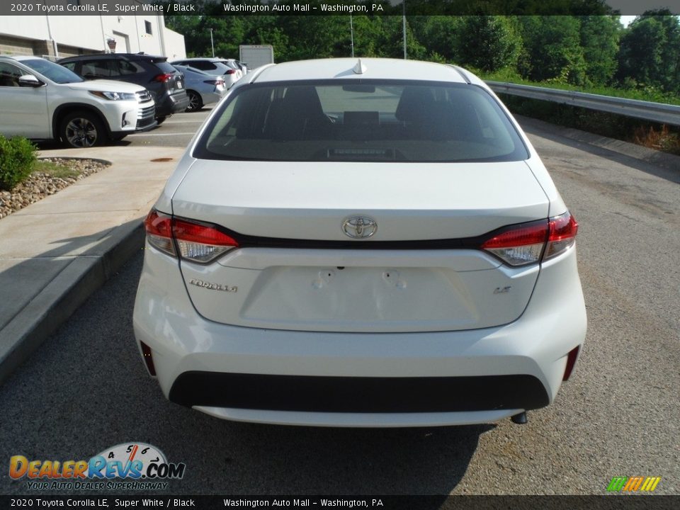 2020 Toyota Corolla LE Super White / Black Photo #16