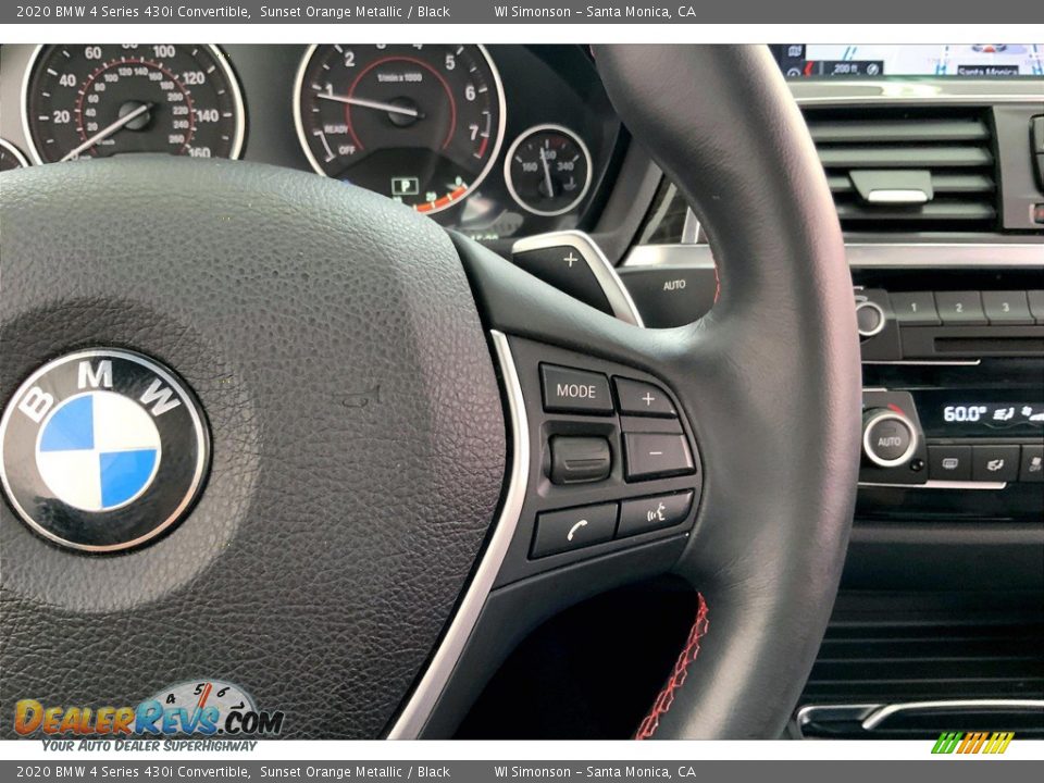2020 BMW 4 Series 430i Convertible Steering Wheel Photo #22