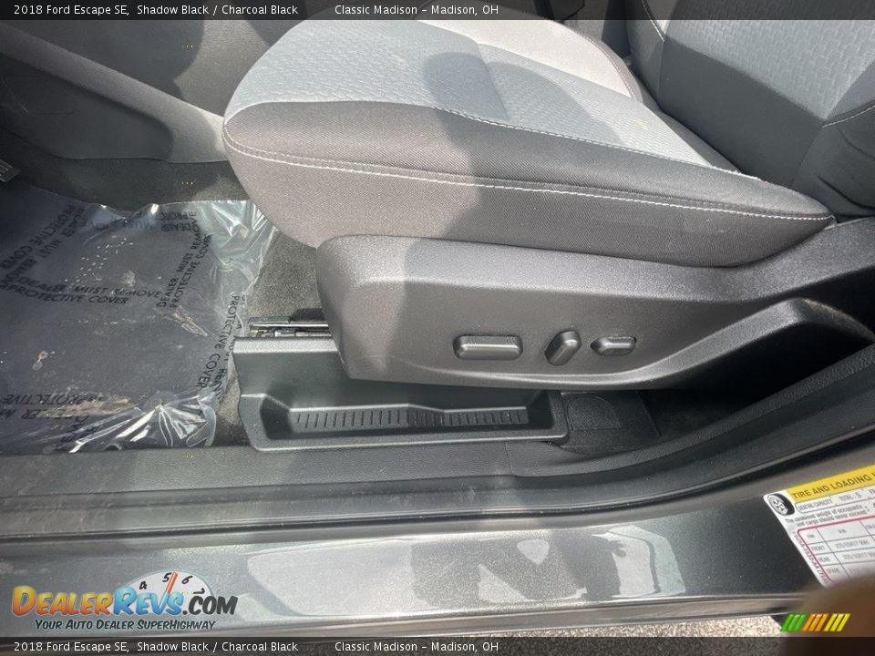 2018 Ford Escape SE Shadow Black / Charcoal Black Photo #7