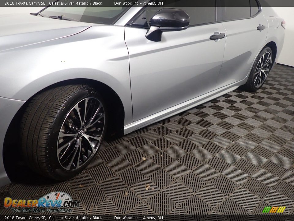 2018 Toyota Camry SE Celestial Silver Metallic / Black Photo #10