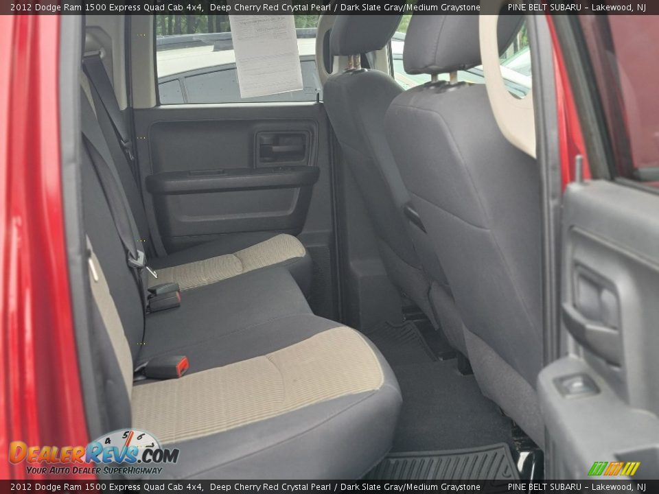 2012 Dodge Ram 1500 Express Quad Cab 4x4 Deep Cherry Red Crystal Pearl / Dark Slate Gray/Medium Graystone Photo #5