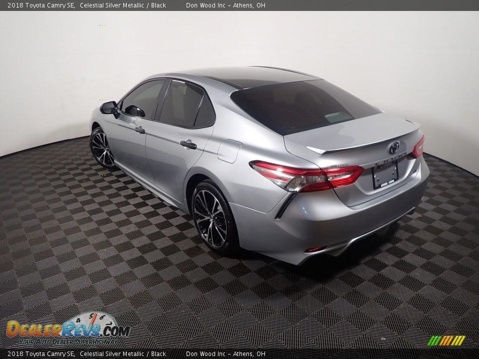2018 Toyota Camry SE Celestial Silver Metallic / Black Photo #12