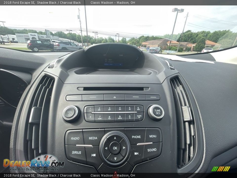 2018 Ford Escape SE Shadow Black / Charcoal Black Photo #11