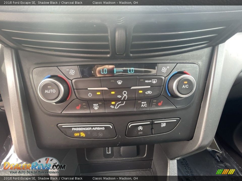 2018 Ford Escape SE Shadow Black / Charcoal Black Photo #13