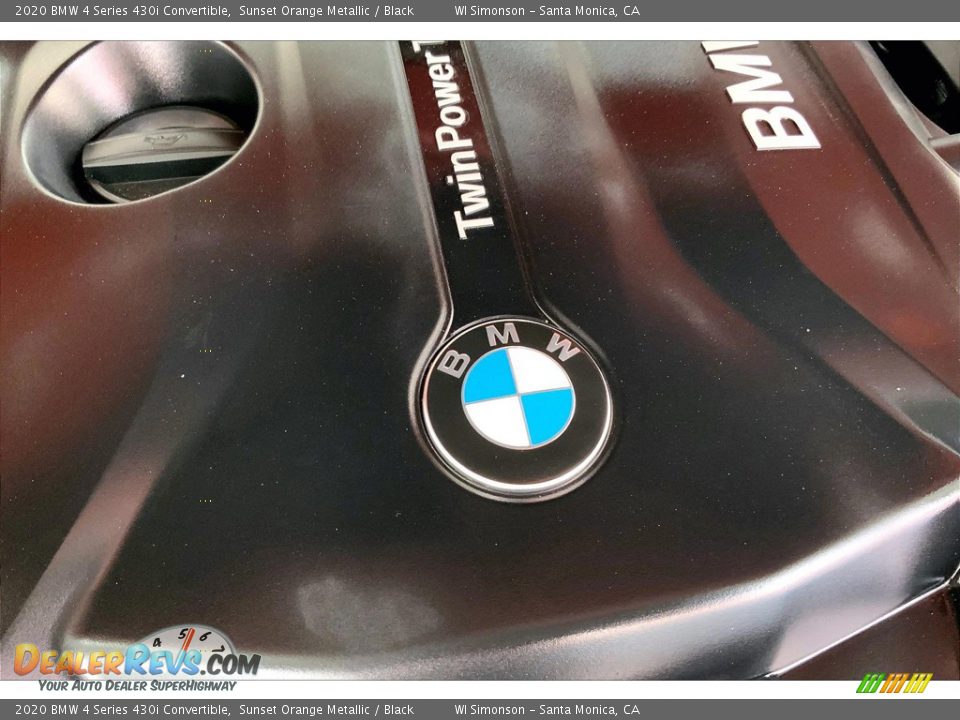 2020 BMW 4 Series 430i Convertible Sunset Orange Metallic / Black Photo #32