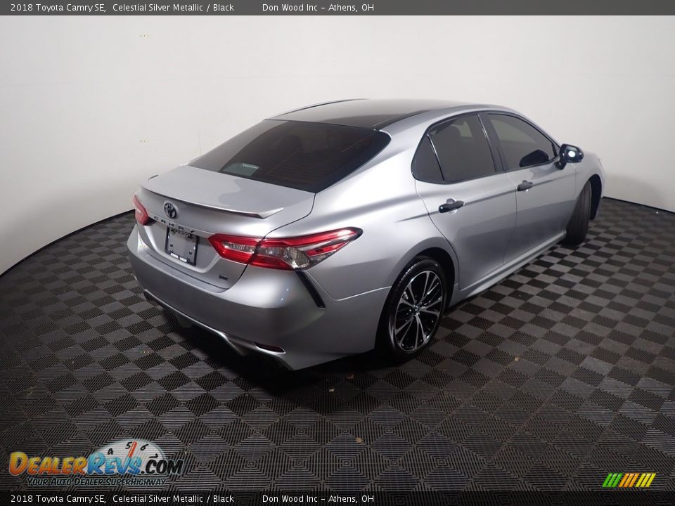 2018 Toyota Camry SE Celestial Silver Metallic / Black Photo #17