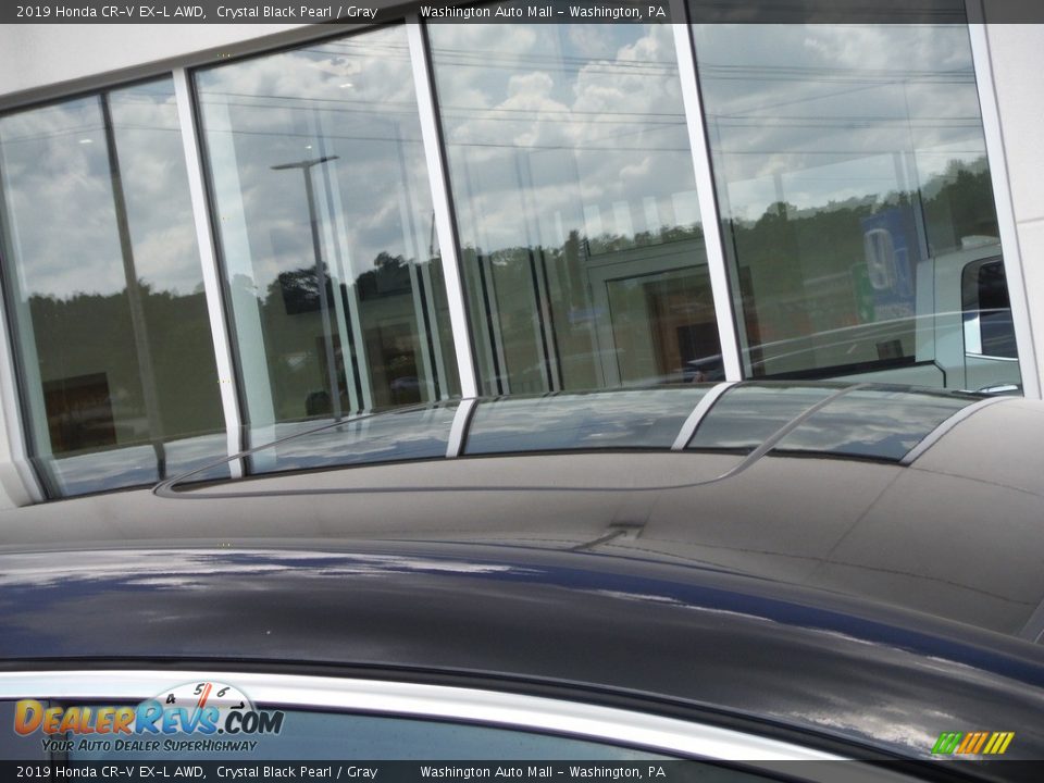 2019 Honda CR-V EX-L AWD Crystal Black Pearl / Gray Photo #3
