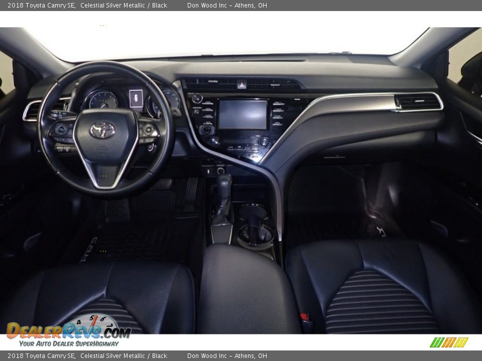 2018 Toyota Camry SE Celestial Silver Metallic / Black Photo #24