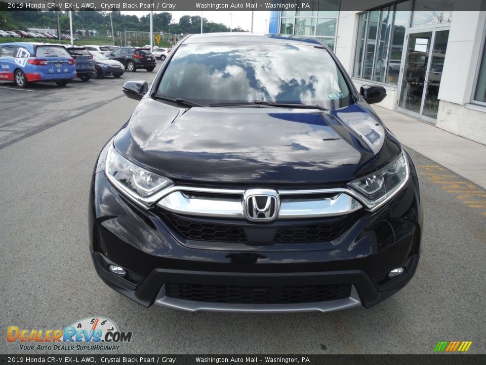2019 Honda CR-V EX-L AWD Crystal Black Pearl / Gray Photo #5
