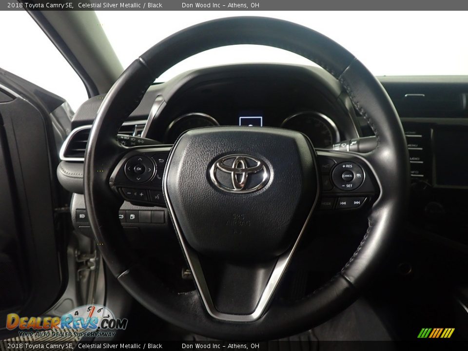 2018 Toyota Camry SE Celestial Silver Metallic / Black Photo #27